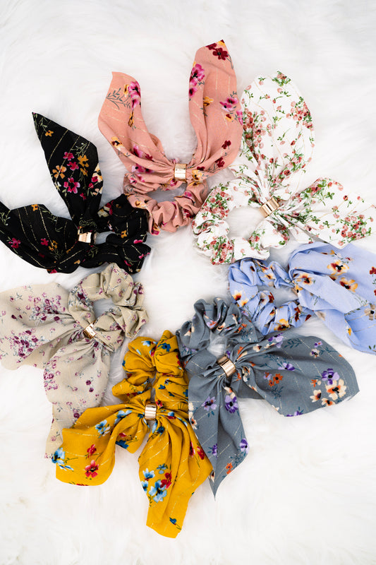Summer Bow Scrunchies - Haargummi mit Schleife